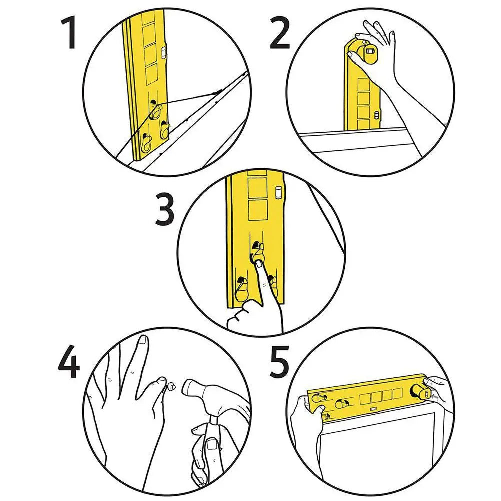 Bilderrahmen Präzisions aufhänge Werkzeug + GRATIS Zubehör!!! von ACI Shop