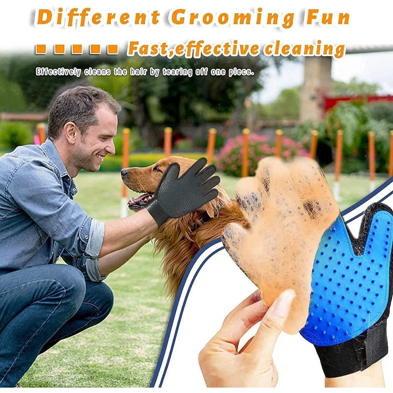 Spezieller Pflege-Handschuh für ihr Haustier (Hund, Katze oder Hase) von ACI-Shop
